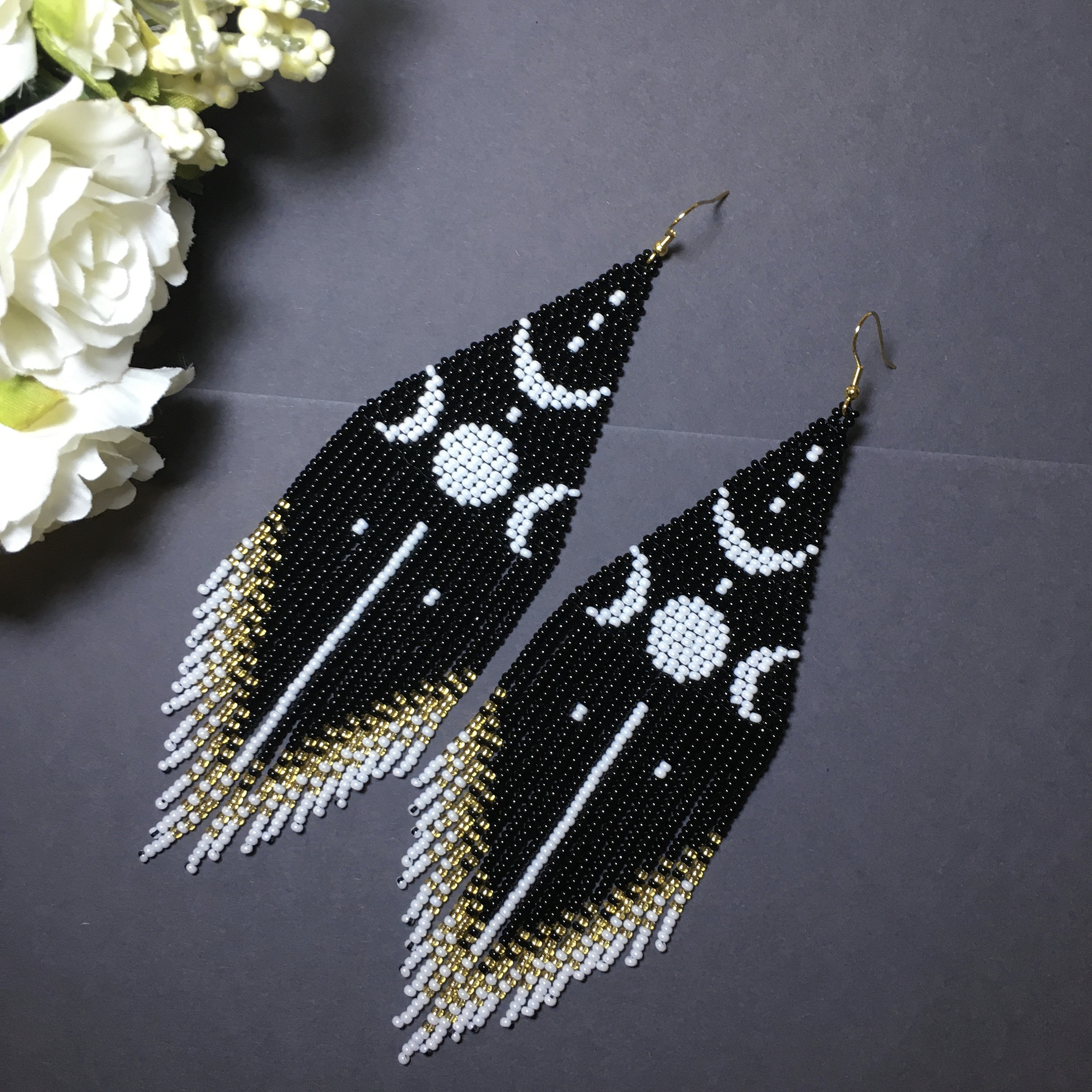 [韓国の人気ジュエリー] 925 silver. Black beans earring Solid 925 Sterling Silver Jhumka Earring - Beautiful