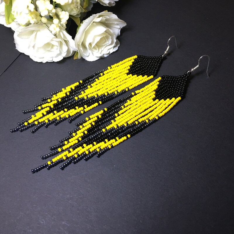 Women Artsy Yellow Beeswax Earrings main image 1