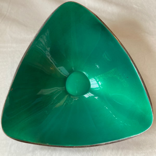 Emerald green Reed and Barton 241 dish