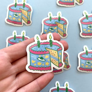 Space Birthday Sticker Set / Single Stickers - Patreon Designs