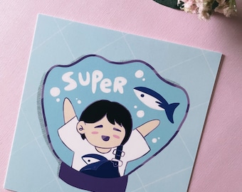 Jin Super Tuna - BTS inspired - Magic Shop - Art Print