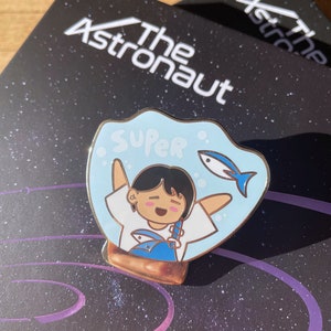 B GRADE Super Tuna Jin - Enamel Pin - BTS inspired - Seoul Tangerines Collection