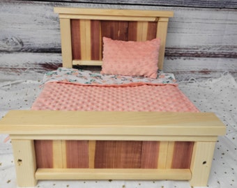 Farmhouse Bed for 18" Dolls