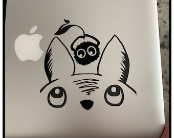Totoro Decal/ Sticker *My neighbor Totoro decal  * Window decal *Vinyl decall *laptop decal *Anime decal,anime car decal