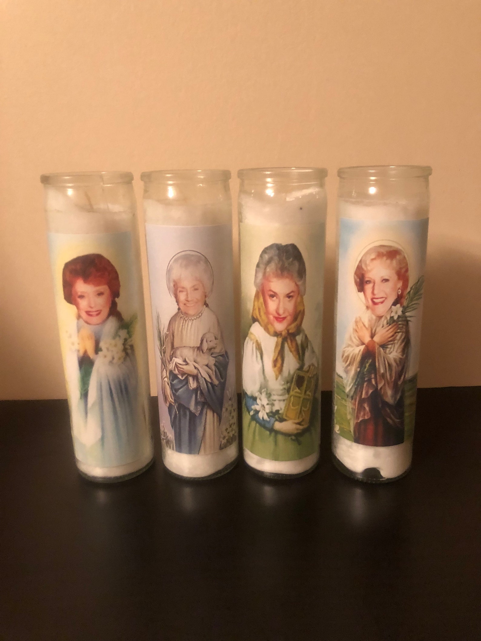 Golden Girls prayer candles . Complete Set all 4 | Etsy