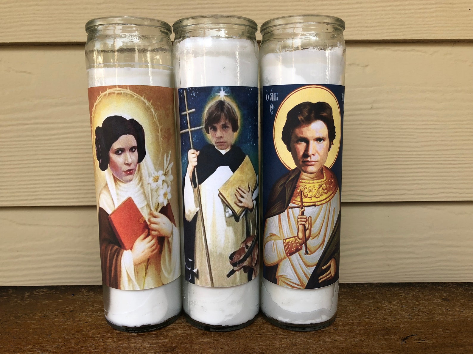 Star Wars prayer candles candle . Buy 1 or complete set . Etsy