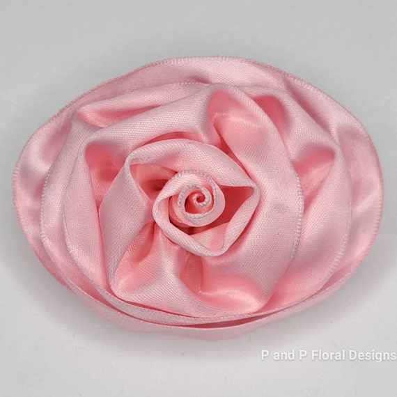 SATIN ROSE BROOCH ROSE SATIN ROSE BROOCH ROSE