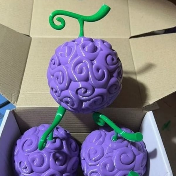 Gomu Gomu No Mi Fruit - Teufelsfrucht-Kollektion - nur 3D druckbares Modell, Beschreibung lesen