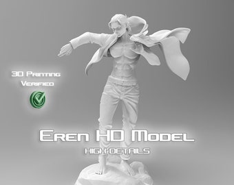 Eren AOT - Anime & Manga - 3D printable model only