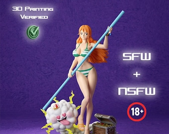 Nami OP - NSFW - Anime y Manga - Solo modelo imprimible en 3D