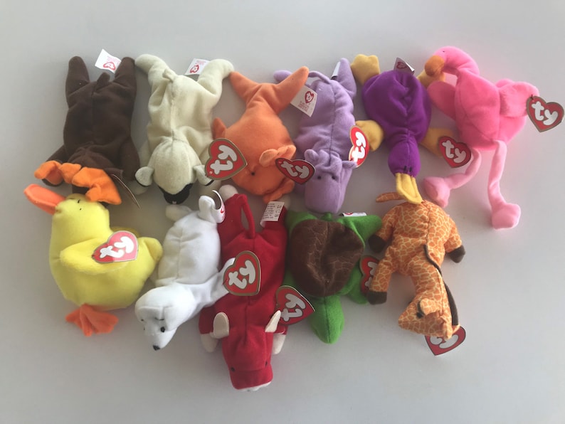 11 Vintage 1990s McDonalds Ty Teenie Beanie Babies | Etsy