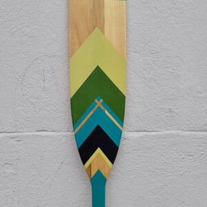 Hand Painted Oar Chevron Sage Green Home Decor Ideas Navy Accent