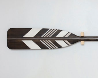 Hand Painted Oar Brown Feather; Home Decor Ideas