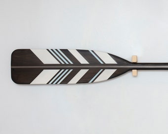 Hand Painted Oar Brown Feather; Home Decor Ideas