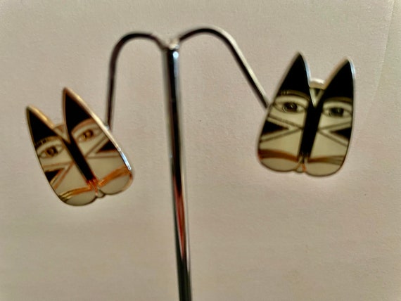 Laurel Burch Gatos earrings - image 4