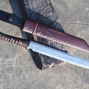 Hand forged in Nepal/Historical seax-viking seax-Kukri-kukuri-hunting & Survival seax from Nepal-Seax full tang (17.5 inch Blade)