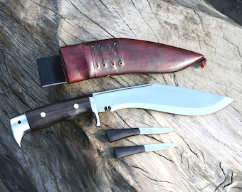 Nepalese Handmade/Gurkha Issue using Kukri-kukri knife-khukuri, Fighting & Survival knife from Nepal-Eagle panawal (8.5 inch Blade)