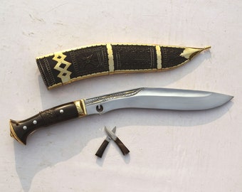 Nepalese Handmade/Gurkha Issue using Kukri-kukri knife-khukuri, Fighting & Survival knife from Nepal-Cheetlange Special (13 inch Blade)