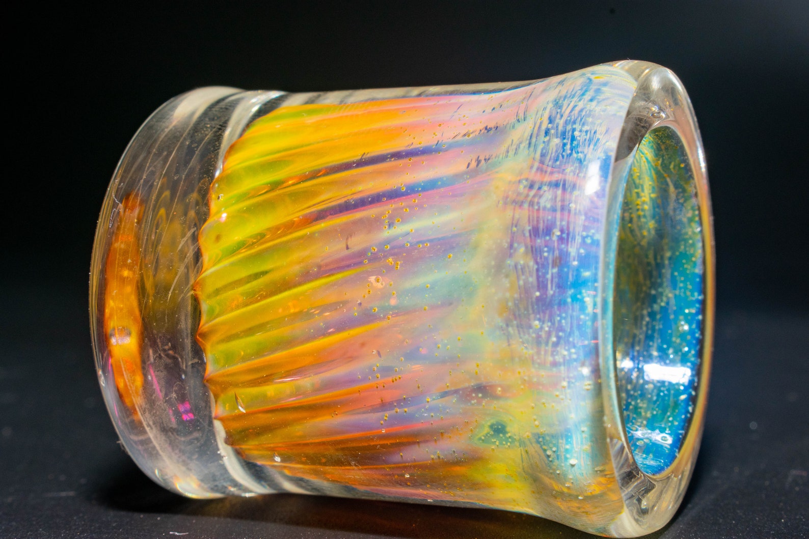 Gold & Silver Fume Shot Glass Shot Glass Fancy Shot Glass Etsy