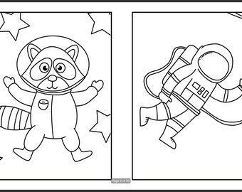 20 Outer space coloring pages