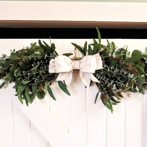 Fresh Eucalyptus Swag for Window Door or Wall Mother's Etsy