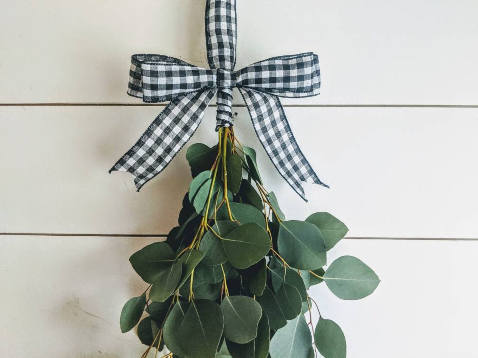 Fresh Eucalyptus Swag Wreath for door window or wall Silver Etsy