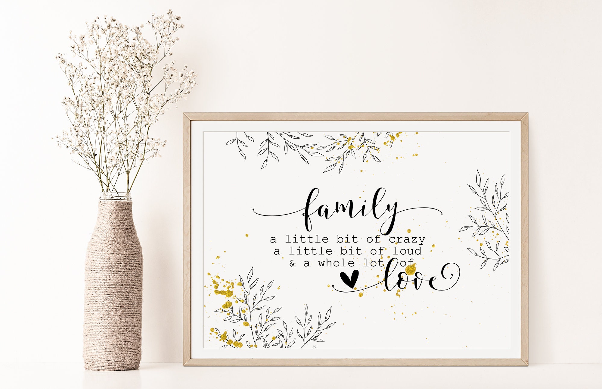 Family Quote Art Print Digital Item Quote Print Room Etsy