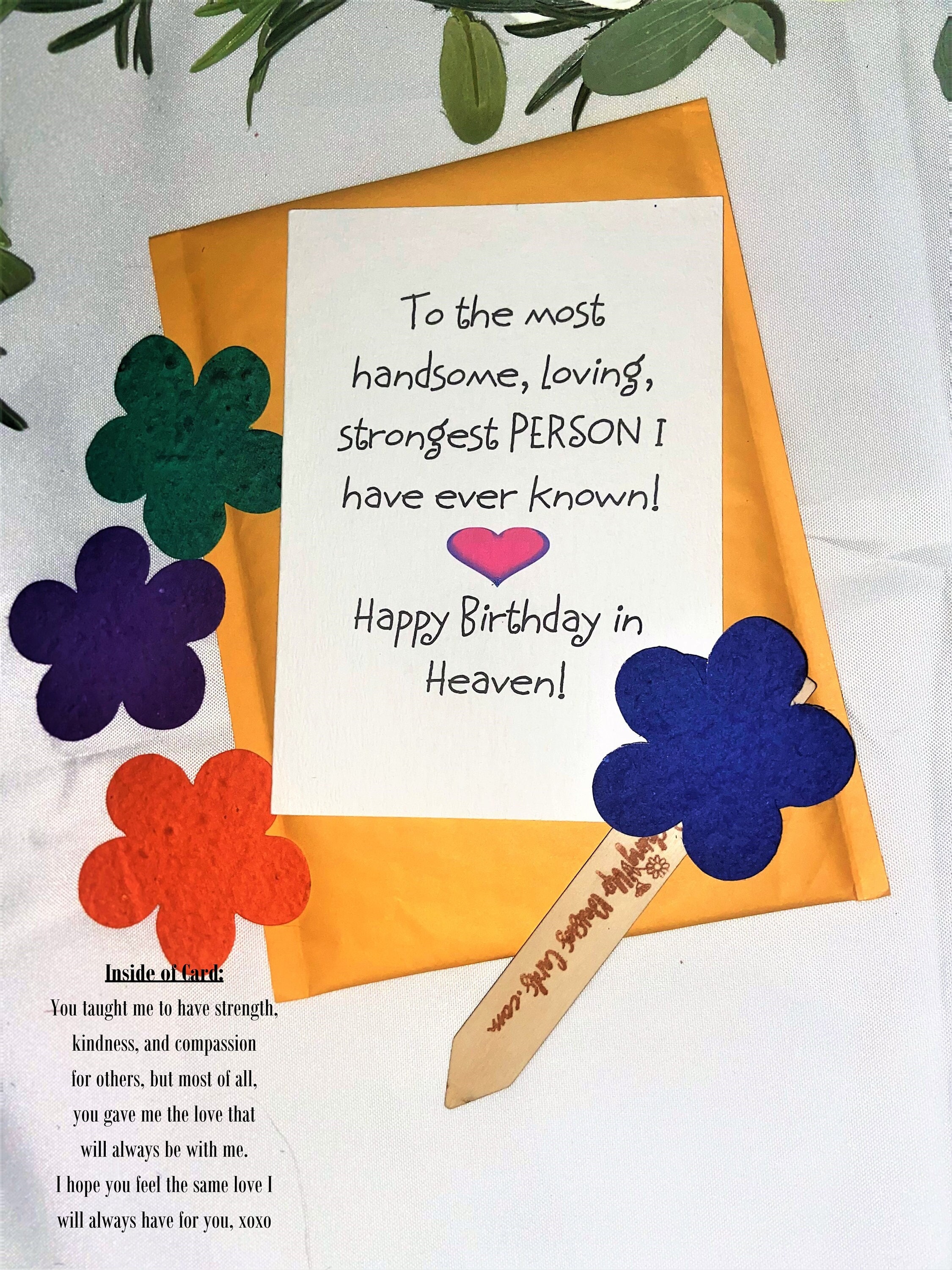 Cemetery Decoration Birthday for Mom in Heaven Birthday for - Etsy