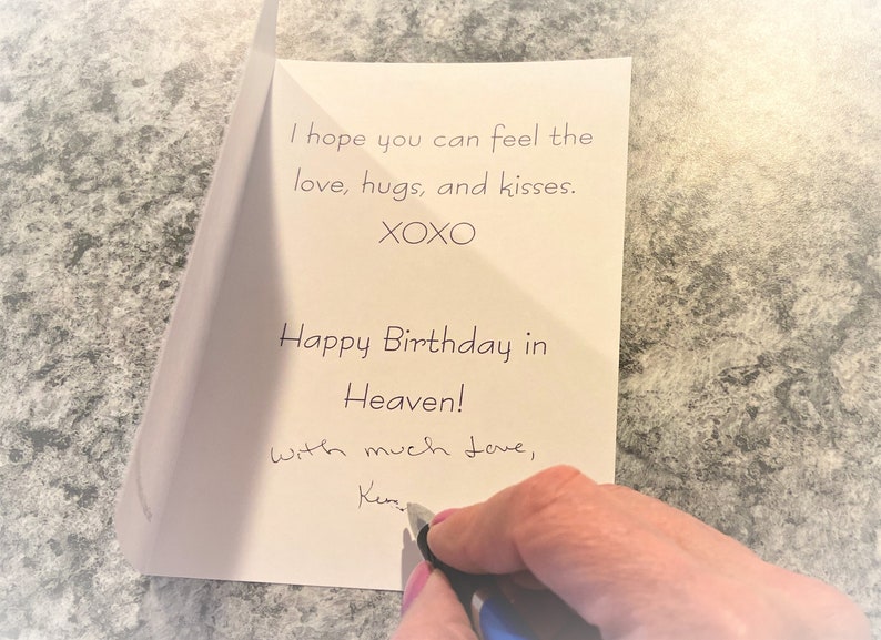 Birthday in Heaven Cemetery Decorations Grave Decorations Etsy