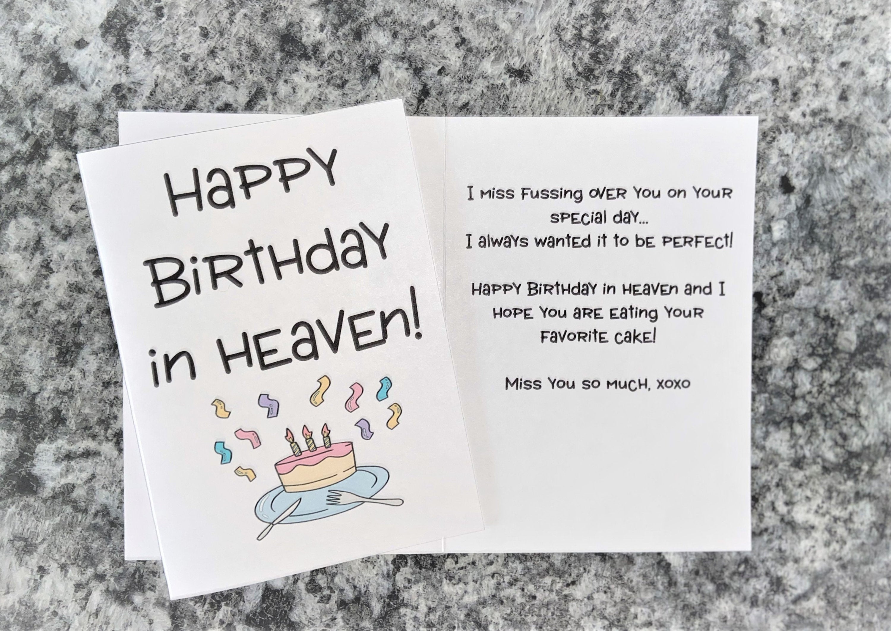 Birthday in Heaven Cemetery Decorations Grave Decorations Etsy UK