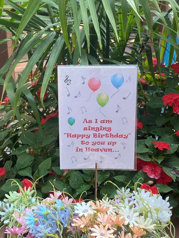 🌱Carte à planter Invitation Anniversaire Ballons étoiles - Carte à Pousser