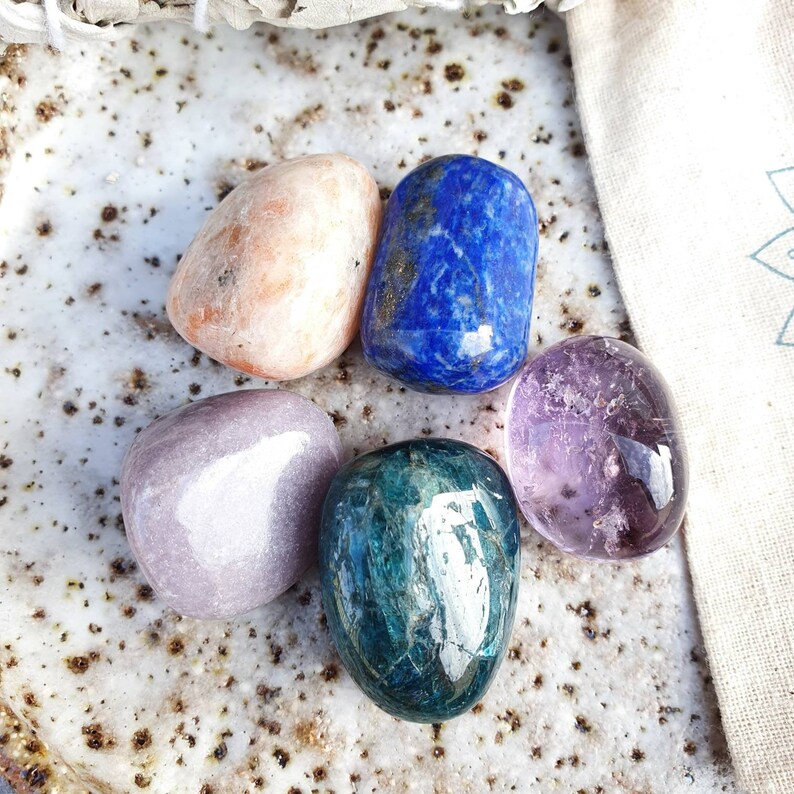 Anxiety Depression PTSD Crystal Tumble Kit Mixed Tumbles Etsy