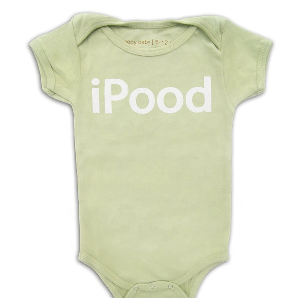 iPood Organic Body Suit, Baby, Girl, Boy, Newborn, Infant, Baby Gift, Baby Shower, Techie, Funny Baby, Poop, Onesie®, Organic Onesie®