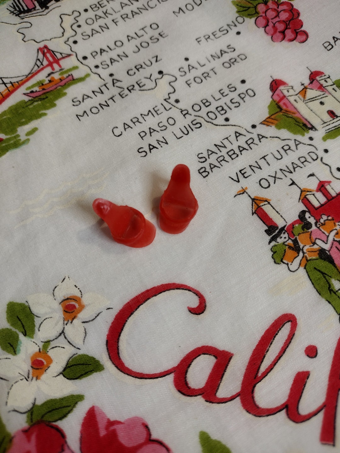 Vintage Barbie Doll Shoes Barbie High Heels Red Etsy