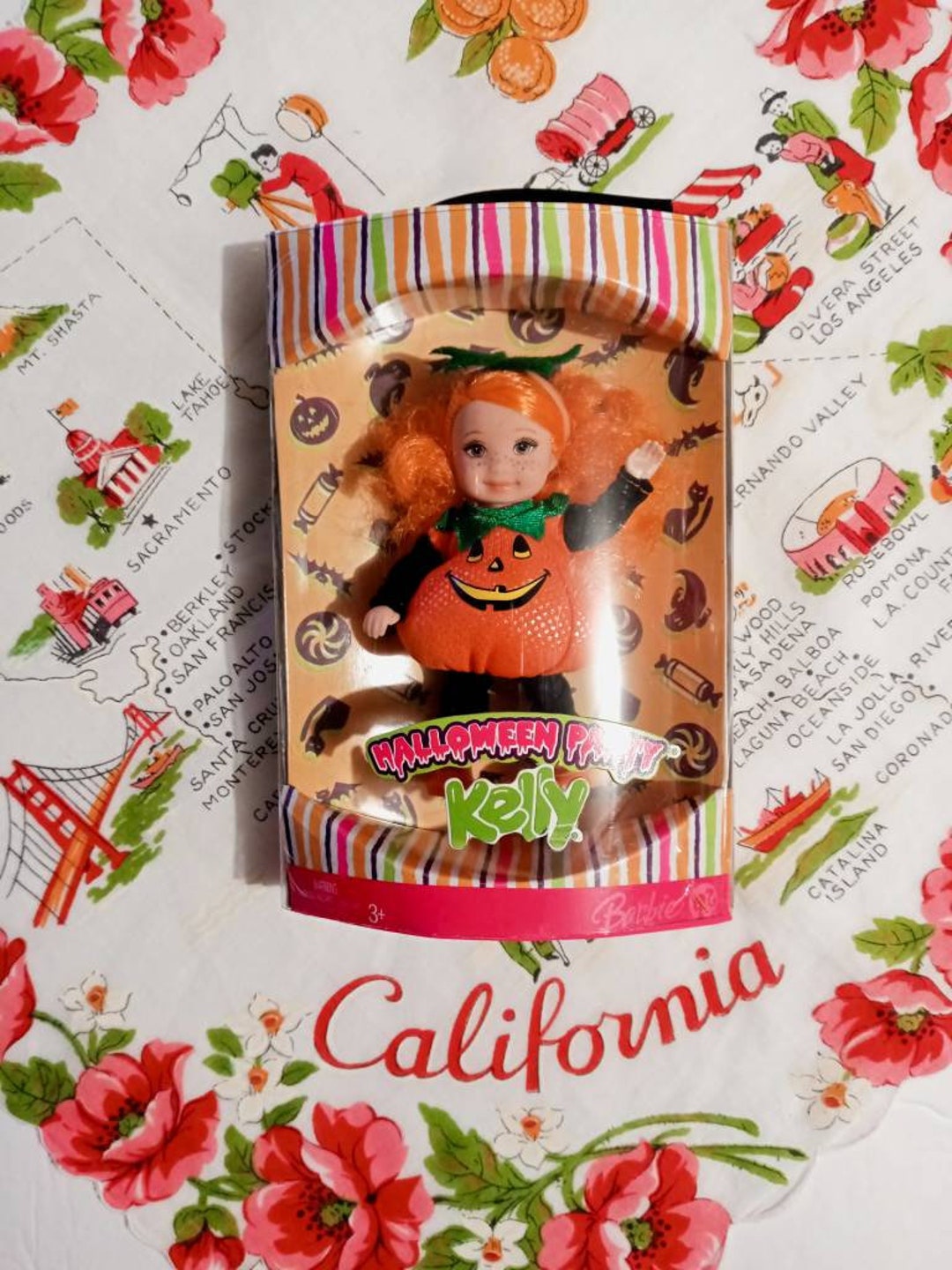 Barbie Friends Kelly Halloween Doll Kelly Pumpkin Doll Very Hard to Find New in Box