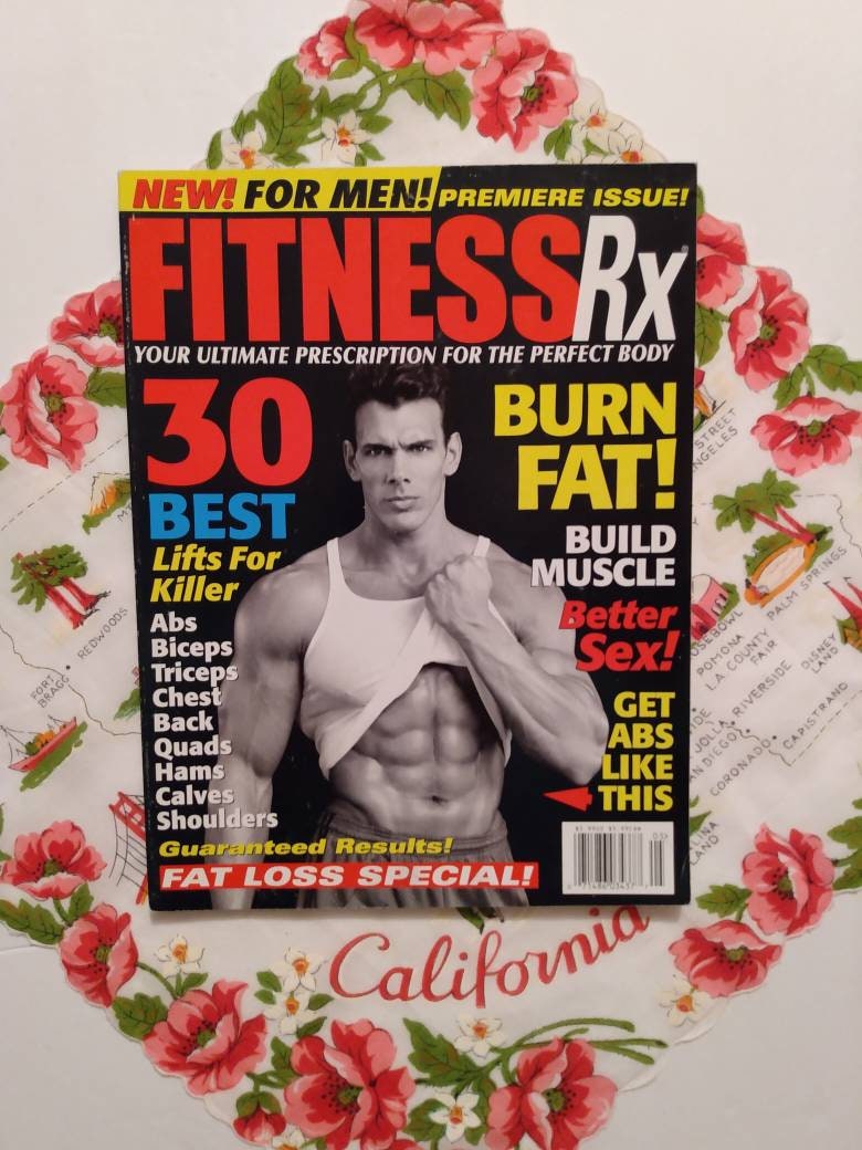 Vintage Frank Sepe Fitness Rx magazine Bodybuilding magazine Etsy