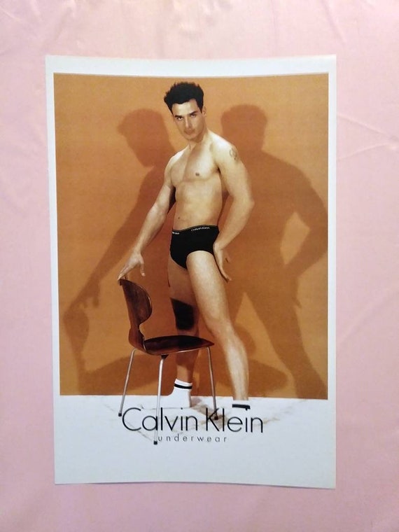 Vintage Antonio Sabato Jr Calvin Klein Poster - Etsy