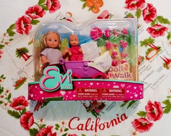 Barbie Friends Kelly Clone doll Baby Sitter Two Dolls Doll Carriage New in Box @ GoldenStateVintageCA