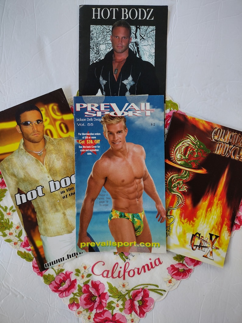Vintage Men's Fashion Catalog Magazine Lot Gay Interest - Etsy