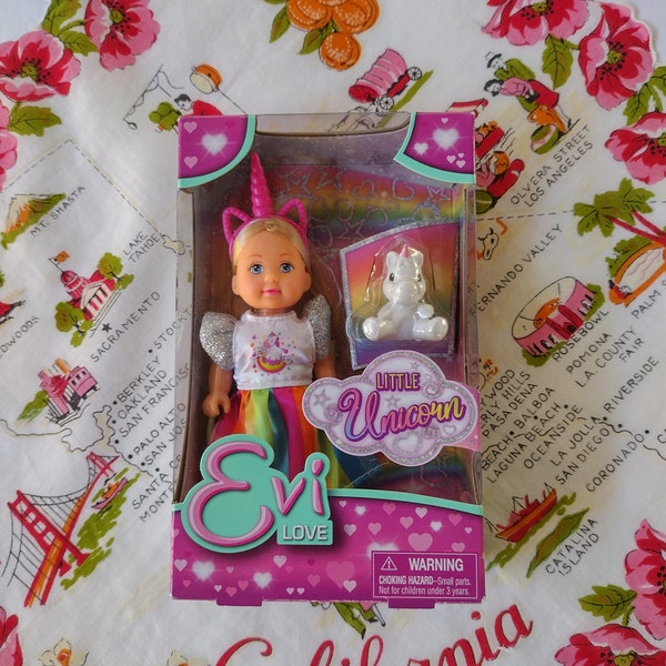 Barbie Friends Kelly Clone doll Unicorn Evi Doll Very Hard To Find New in Box @ GoldenStateVintageCA