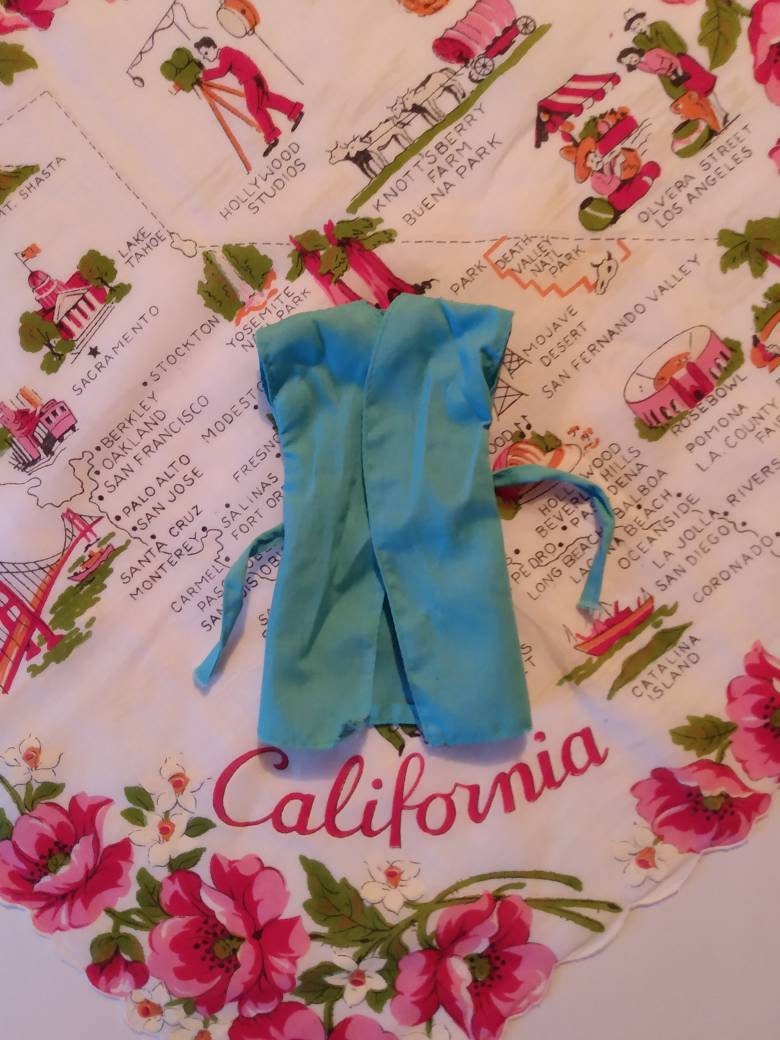 Vintage Pepper Doll Blue Wrap Dress doll Clothes Tammy Etsy.de