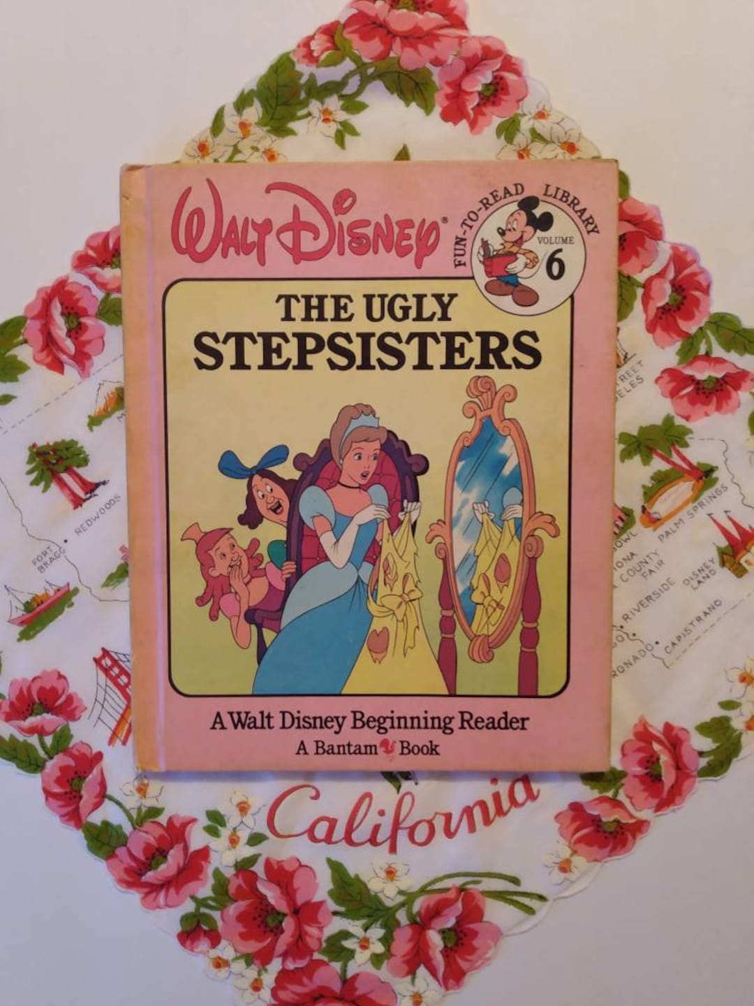 Vintage Walt Disney Book Cinderella the Ugly Stepsisters Book Beginning ...
