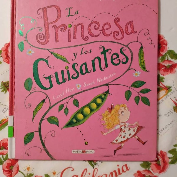 Spanish Children's Book La Princesa y Los Guisantes Vintage Children's book  Hardcover