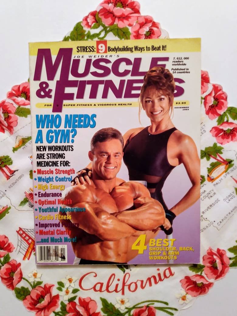 Vintage Muscle & Fitness magazine Bodybuilding magazine Etsy