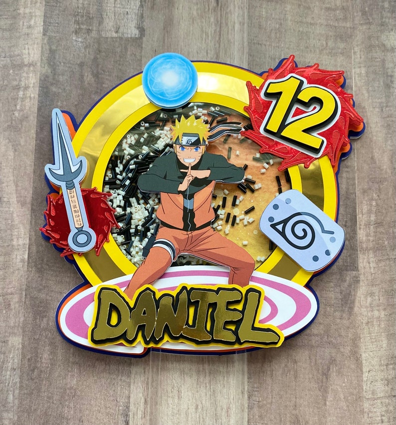 Naruto Cake Topper Naruto Shaker Caketopper Naruto Cake Etsy India