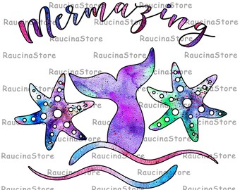 Mermaid sublimation, t shirt sublimation design, inspirational sublimation download, png - instant dwonload, 1 dollar deal