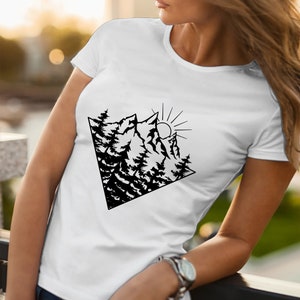 Mountains sublimation, sublimation graphics, mountains png image 2