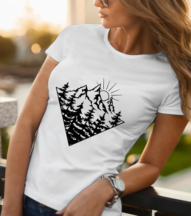 Mountains sublimation, sublimation graphics, mountains png image 2