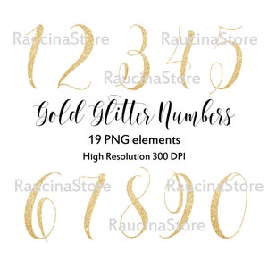 Glitter numbers clipart, numbers clipart commercial use, glitter numbers clipart, numbers sublimation