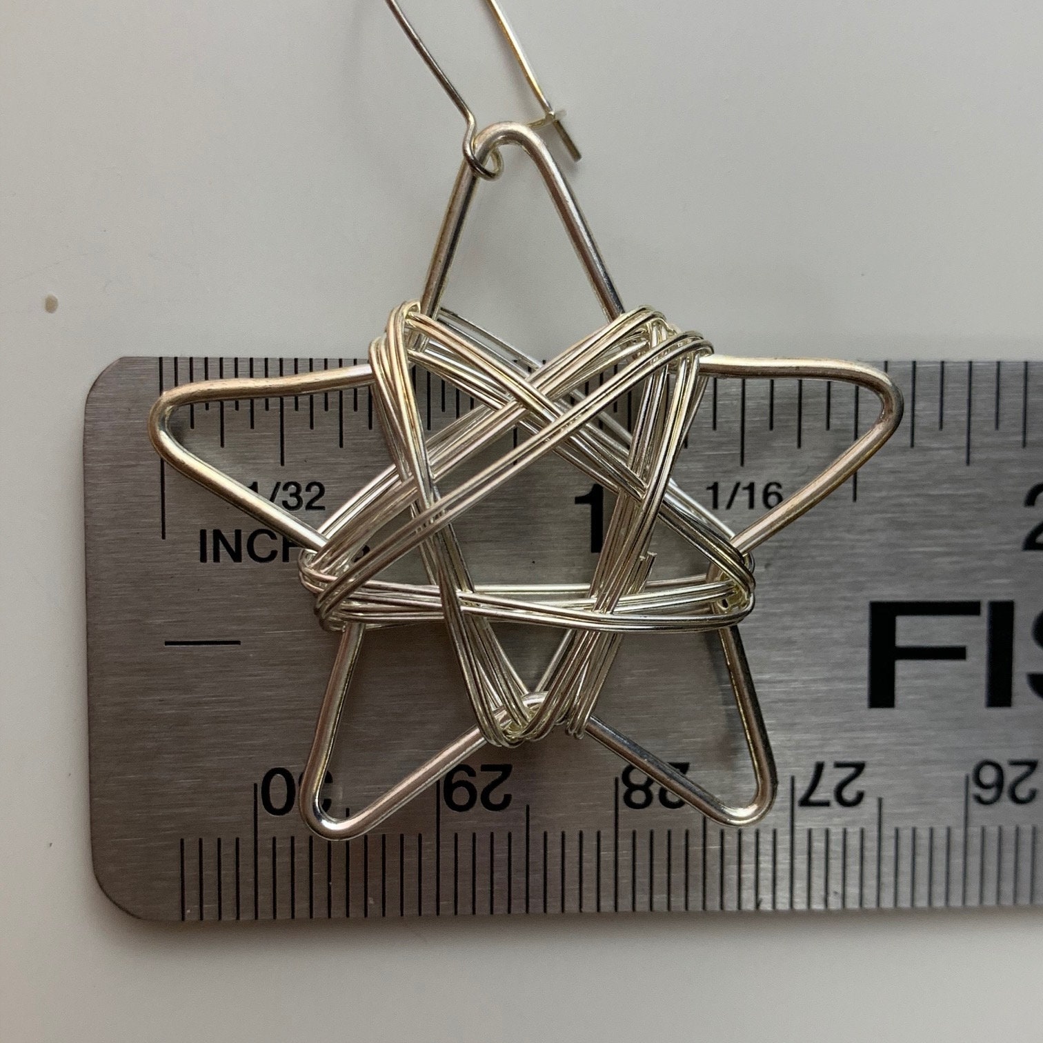 Unique Wire Wrapped Star Earrings Etsy